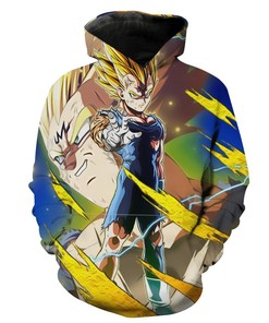 Majin Vegeta Dragon Ball Z Majin Vegeta Mens 3D Hoodie