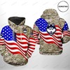Make A Statement With Uconn Huskies Ncaa Us Flag Camo Veteran Awesome 3D Hoodie 