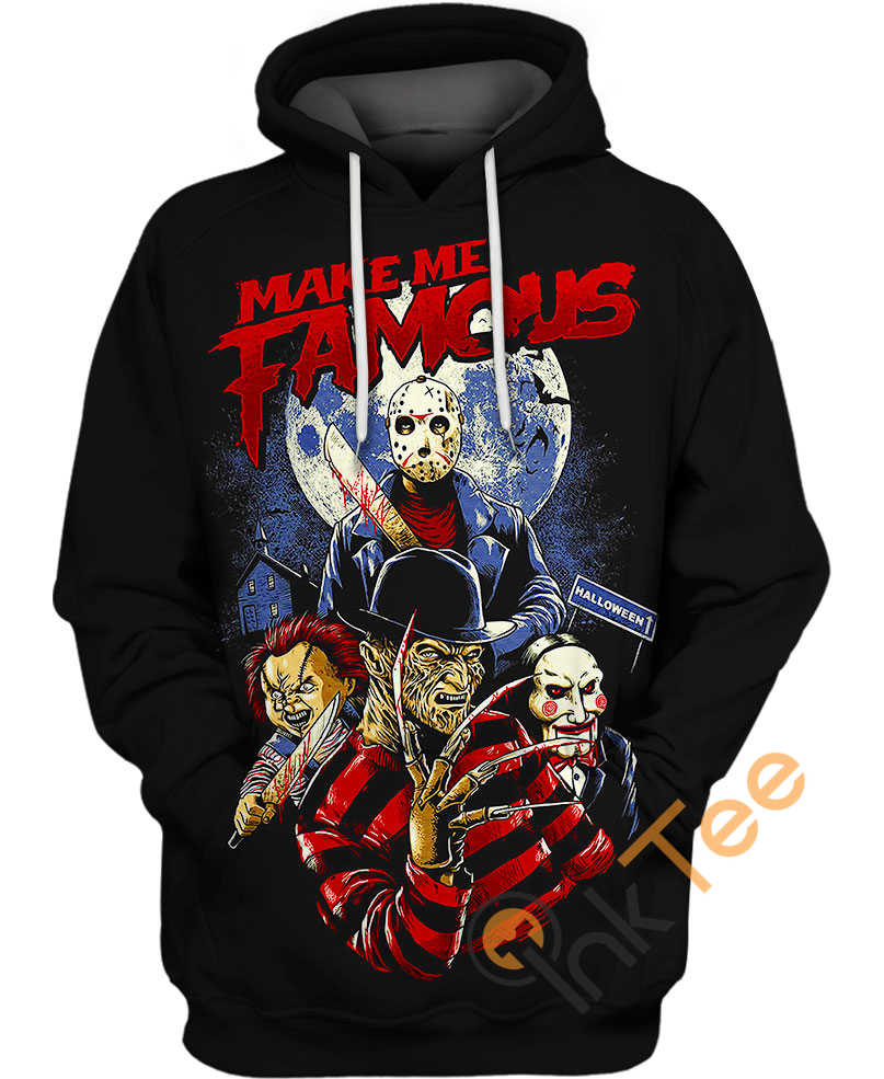 Make Me Famous Halloween All Over Print Hoodie For Men