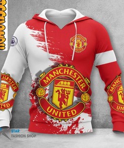 Manchester United Custom All Over Print Zip Up Hoodie