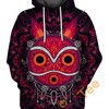 Mandala Mask Princess Mononoke Super Soft All Over Print 3D Hoodie