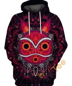 Mandala Mask Princess Mononoke Super Soft All Over Print 3D Hoodie