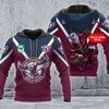 Manly Warringah Sea Eagles Nrl Custom 3D Hoodie Full Size