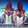 Manly Warringah Sea Eagles Nrl Lightning Mascot Custom Name 3D All Over Printed Hoodie
