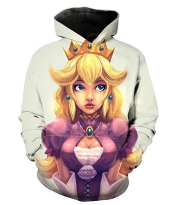 Mario Peach Awesome Princess Peach Custom 3D Hoodie