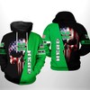 Marshall Thundering Herd Skull 3D Printed Hoodie/Zipper Hoodie With Custom Prints