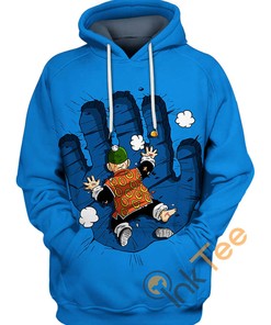 Master Roshi Being Attacked Mens 3D Hoodie