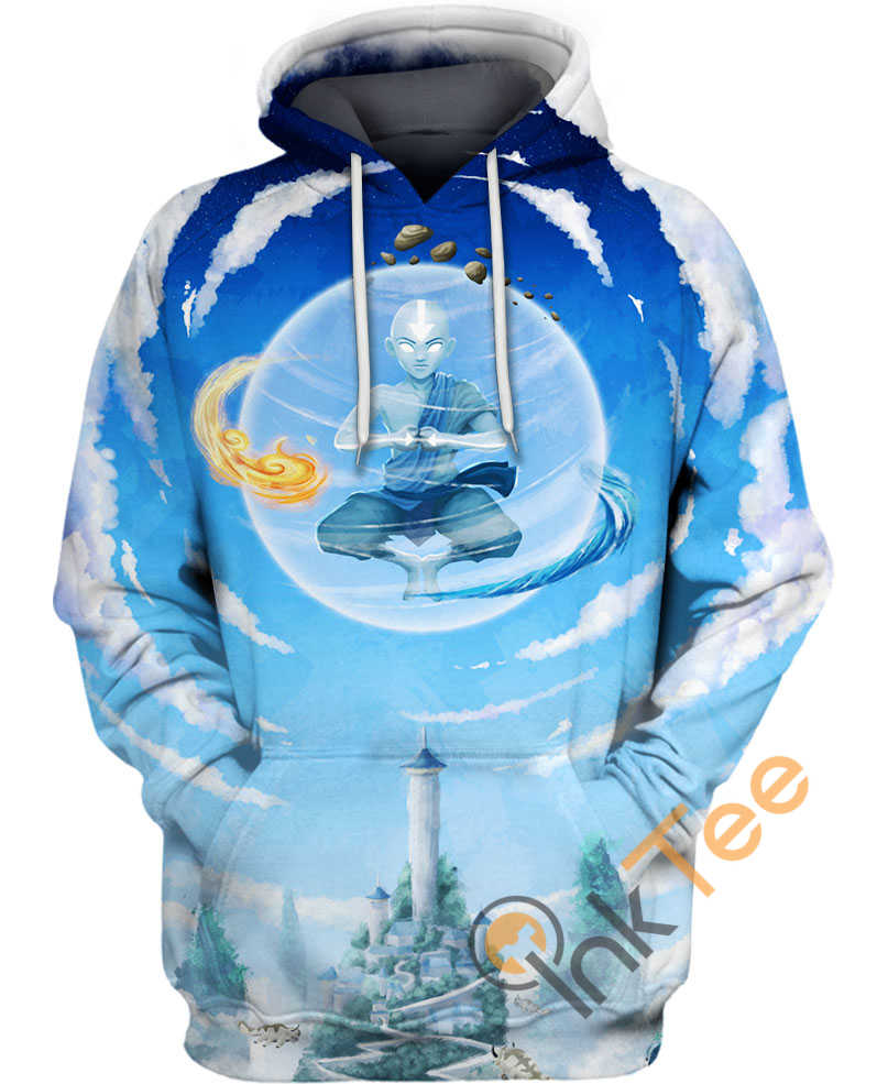 Mastering Elements Aang 3D Hoodie With All Over Print - Gifts For Father'S Day