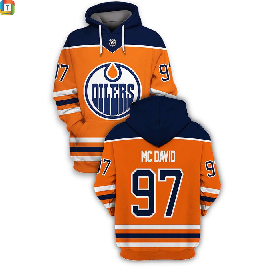 Mcdavid 97 Edmonton Oilers Nhl Custom All Over Print Zip Up Hoodie