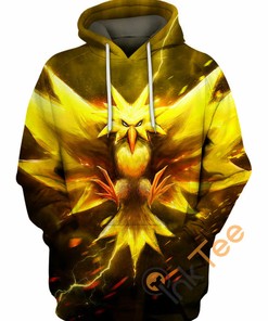 Mega Zapdos Custom All Over Print Hoodie