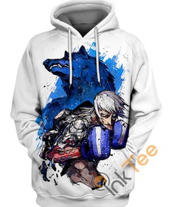 Megalobox Yuri All Over Print Hoodie Printful
