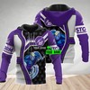 Melbourne Storm Nrl Custom All Over Print 3D Hoodie - Perfect Gift For Fans