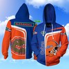 Men'S All Over Print Custom Bear Beer Heartbeat Campfire Go Outside Full Size 3D Zip Hoodie - Outdoor Enthusiasts' Style