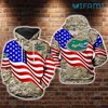 Men'S All Over Print Florida Gators Camouflage Mix Usa Flag Logo Hoodie