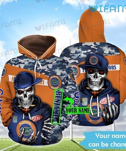 Men'S All Over Print Florida Gators The Death Wearing Hat Camo Pattern Personalized Hoodie