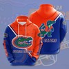 Men'S All Over Print Florida Gators Usa Sport 3D Hoodie With Skull Logo Design