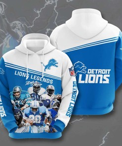 Men'S Detroit Lions 3D All Over Print Hoodie - Graphic Design