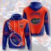 Men'S Ncaa All Over Print Florida Gators 3D Hoodie With Zip-Up Option