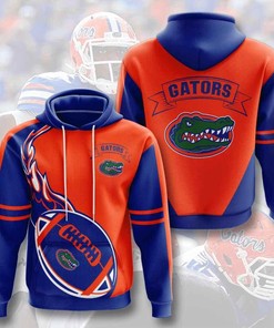 Men'S Ncaa All Over Print Florida Gators 3D Hoodie With Zip-Up Option