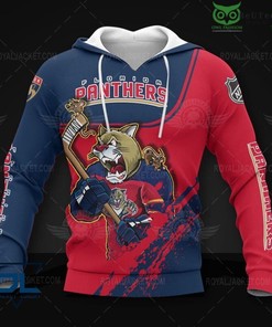 Men'S Nhl Florida Panthers Hockey Warriors All Over Print 3D Sweatshirt Jacket
