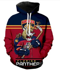 Men'S Nhl Florida Panthers Ultra-Cool All Over Print 3D Long Sleeve Hoodie Gift