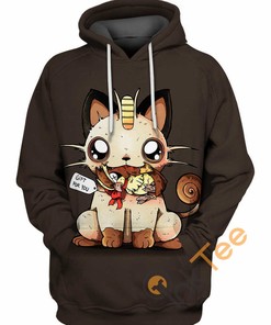 Meowth Custom All Over Print 3D Hoodie Gift