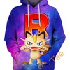 Meowth Pokemon Quote All Over Print Hoodie Men