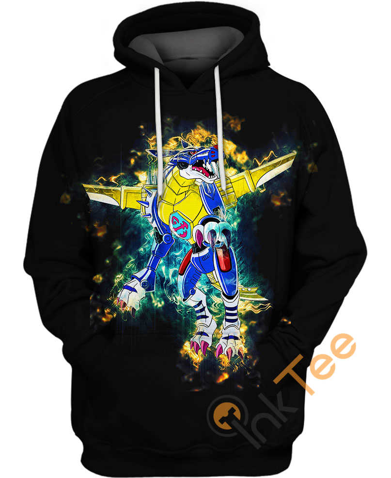 Metalgarurumon Digital Monster All Over Print Hoodie Men