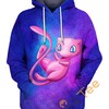 Mew Galaxy Pokemon All Over Print Hoodie Men