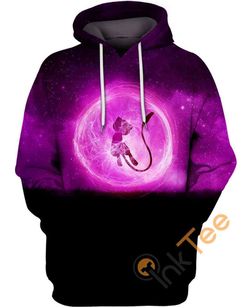 Mew In Pink Galaxy Custom 3D Print Hoodie