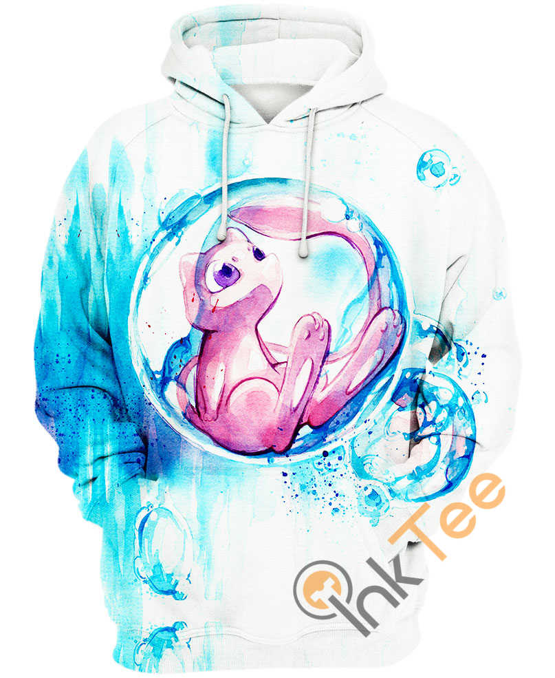 Mew Painting 3D Graphic Hoodie Men