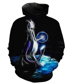 Mewtwo Pokemon Mewtwo Custom 3D Print Hoodie
