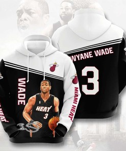 Miami Heat Custom Sport All Over Print 3D Hoodie With Graphic Design