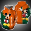 Miami Hurricanes Logo Football 3D Hoodie - Ncaa Gifts For Fans