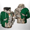 Miami Hurricanes Ncaa Camo Veteran Hunting All Over Print 3D Hoodie 