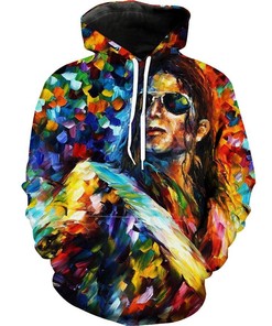 Michael Jackson Awesome Music All Over Print 3D Hoodie For Men