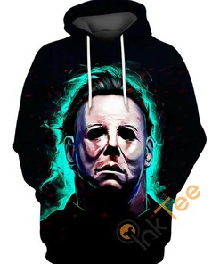 Michael Myers All Over Print 3D Hoodie With Graphic Design