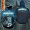 Michael Myers In Halloween Night 3D Hoodie With Unique Design 