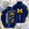 Michigan Wolverines Custom Unique Design Hoodie All Over Print 3D Hoodie