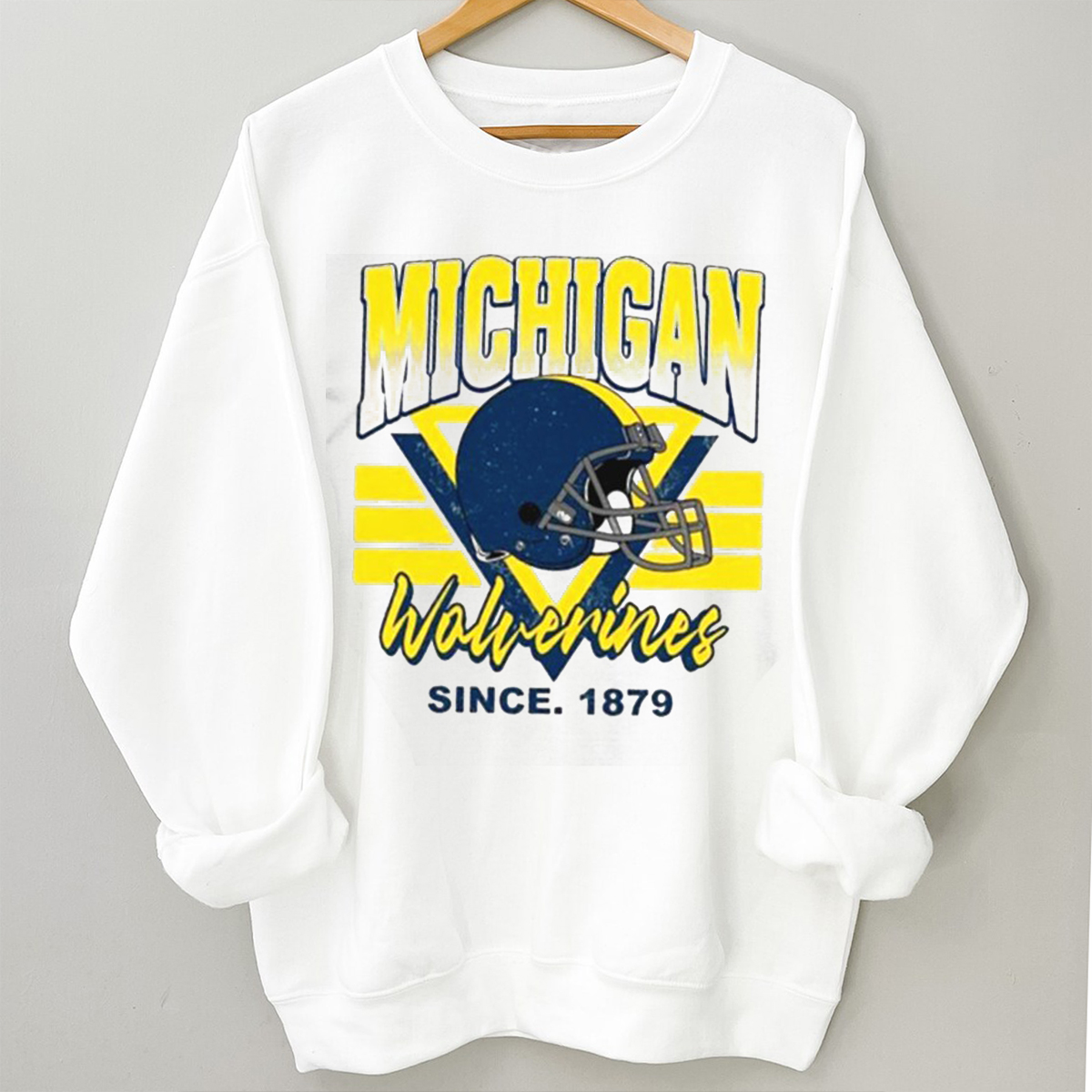 Michigan Wolverines Football Est 1879 Vintage Shirt - Classic Team Apparel
