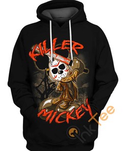 Mickey Mouse Killer Hoodie 3D Graphic Full Print Custom Design
