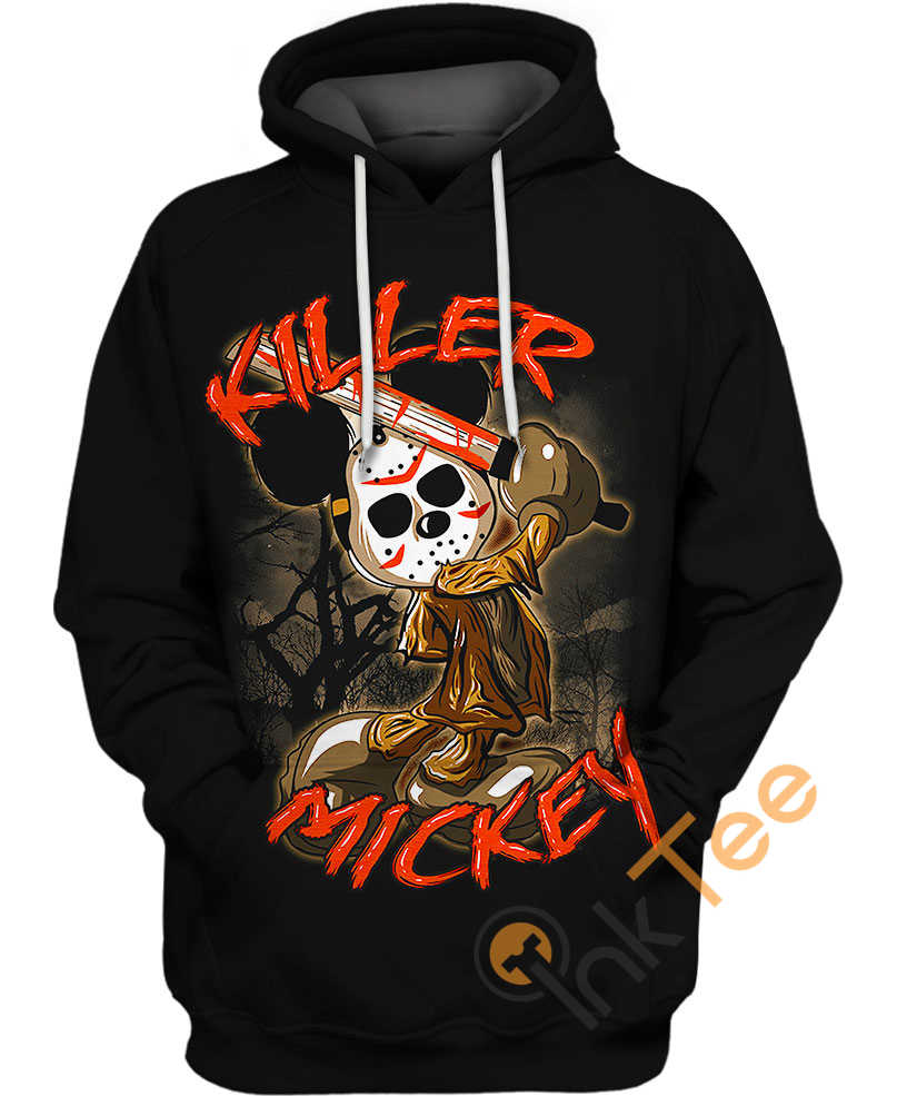 Mickey Mouse Killer Hoodie 3D Graphic Full Print Custom Design