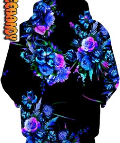 Midnight Garden Unisex 3D Printed Hoodie Gift