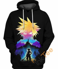 Midnight Sora Kingdom Hearts All Over Print Hoodie Men