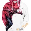 Might Guy Naruto Graphic All Over Print Hoodie Men
