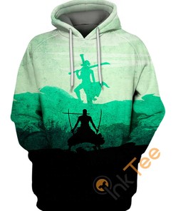 Mihawk And Zoro One Piece Custom All Over Print Hoodie
