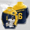 Milwaukee Brewers All Over Print Hoodie With 3D Fire Design, Perfect For Fans 