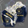 Milwaukee Brewers All Over Print Hoodie With Vibrant 3D Design 