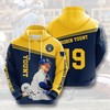 Milwaukee Brewers Sport Hoodie With All Over Print And 3D Design 