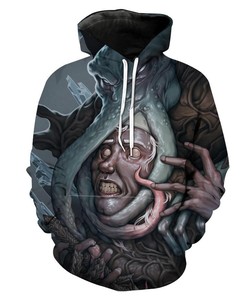 Mindflayer Fantasy Monsterss And 3D Hoodie Men